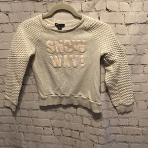 Girls GAP Snow Way Sweatshirt